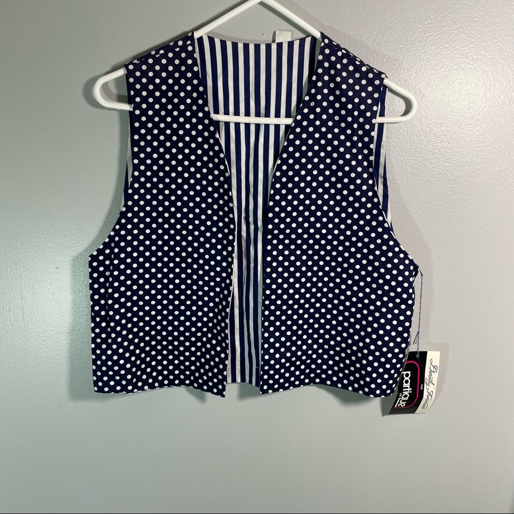 Vintage reversible vest